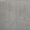 Миниатюра фото гирлянда бахрома 4,9 x 0,5 м желтая 220в, 240 led, провод прозрачный пвх, ip54 ltc pil240-10-2y | 220svet.ru