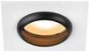 Миниатюра фото светильник встраиваемый алюминиевый эра kl110 wh/bk под лампу mr16 gu5.3 белый/черный матовый б0061531 | 220svet.ru