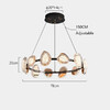 Миниатюра фото подвесная светодиодная люстра delight collection mt9125-12h french gold  | 220svet.ru
