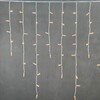 Миниатюра фото гирлянда бахрома 3,2 x 0,9 м экстра тепло-белая 220в, 168 led, провод белый каучук, ip65 ltc ll168-8-2eww | 220svet.ru
