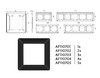 Миниатюра фото рамка 2-постовая ambrella volt alfa line af110702 | 220svet.ru