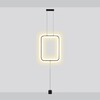 Миниатюра фото подвесной светодиодный светильник odeon light teo 7022/27fla черный | 220svet.ru