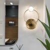 Миниатюра фото настенный светодиодный светильник imperium loft shield 158396-26 | 220svet.ru