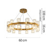 Миниатюра фото подвесная люстра delight collection arcachon 24 gold | 220svet.ru
