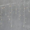 Миниатюра фото гирлянда бахрома 4,9 x 0,5 м желтая 220в, 240 led, провод прозрачный пвх, ip54 ltc pil240-10-2y | 220svet.ru