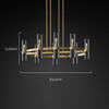 Миниатюра фото потолочная люстра на штанге delight collection mt8888-8h antique brass | 220svet.ru