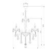 Миниатюра фото подвесная люстра bogates 309/5 strotskis | 220svet.ru