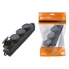 Миниатюра фото розетка четырехместная 2p+pe tdm electric с заглушками sq0612-0011 | 220svet.ru