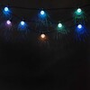 Миниатюра фото светодиодная гирлянда призма 5м разноцветная 24в, 10 led, провод черный пвх, ip54 ltc bll10p-11-1m | 220svet.ru
