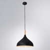 Миниатюра фото подвесной светильник arte lamp kayla a7101sp-1bk | 220svet.ru
