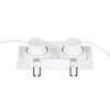 Миниатюра фото встраиваемый светильник arte lamp kant a9610pl-2wh | 220svet.ru