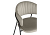 Миниатюра фото стул на металлокаркасе woodville лукас бежевый / черный каркас 626207 | 220svet.ru