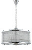 Миниатюра фото подвесная люстра crystal lux tadeo sp6 d600 chrome/transparente | 220svet.ru