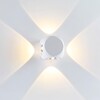 Миниатюра фото уличный настенный светодиодный светильник odeon light miko 4221/8wl | 220svet.ru