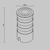 Миниатюра фото уличный встраиваемый светильник maytoni vent o516dl-l5s3k | 220svet.ru