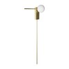Миниатюра фото настенный светодиодный светильник loft it meridian 10132/c gold | 220svet.ru