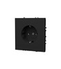 Миниатюра фото розетка встраиваемая с заземлением 16а voltum s70 vls040107 (графит) | 220svet.ru