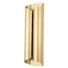 Миниатюра фото настенный светодиодный светильник crystal lux selene ap20 led brass | 220svet.ru