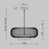 Миниатюра фото подвесной светодиодный светильник maytoni levitation mod376pl-l30g3k | 220svet.ru