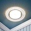 Миниатюра фото светильник встраиваемый cо светодиодной подсветкой эра dk ld53 wh под лампу gx53 белый б0057475 | 220svet.ru