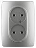 Миниатюра фото розетка эра 12 2x2p 16a 250v 12-2107-03 б0031240 | 220svet.ru