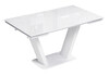 Миниатюра фото стол стеклянный woodville конор 140(200)х80х73 ультра белый / белый 517338 | 220svet.ru