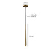 Миниатюра фото подвесной светодиодный светильник delight collection mt8863-1h antique brass | 220svet.ru