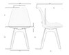 Миниатюра фото стул обеденный dobrin harry lmzl-pp635p_b-p_w-02-13130 | 220svet.ru