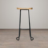 Миниатюра фото стул барный браун restoration hardware fe24-850 a | 220svet.ru