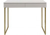 Миниатюра фото письменный стол woodville аделина-4 кашемир / золотой 619416 | 220svet.ru