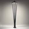 Миниатюра фото уличный светодиодный светильник odeon light bearitz 6655/12ga черный | 220svet.ru