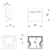 Миниатюра фото заглушка deko-light end cap h-au-01-08 set 2 pcs 979082 | 220svet.ru