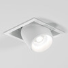 Миниатюра фото встраиваемый светодиодный светильник поворотный 8w 4000k elektrostandard conner 25087/led | 220svet.ru