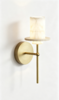 Миниатюра фото бра delight collection 26533w brass travertine | 220svet.ru