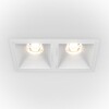 Миниатюра фото встраиваемый светильник maytoni alfa led dl043-02-10w3k-sq-w | 220svet.ru