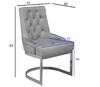 Миниатюра фото стул велюр бежевый/ garda decor 76ar-6210gold-bg | 220svet.ru