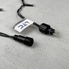 Миниатюра фото гирлянда бахрома 3,1 x 0,5 м тепло-белая 24в, 150 led, провод черный пвх, ip54 ltc pil150-11-1ww | 220svet.ru