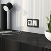 Миниатюра фото выключатель двухклавишный белый акрил werkel w1120041 | 220svet.ru