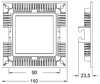 Миниатюра фото встраиваемый светильник deko-light led panel square 8 565154 | 220svet.ru