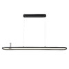 Миниатюра фото подвесной светильник crystal lux contour sp45w led black | 220svet.ru