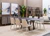 Миниатюра фото стол обеденный garda decor 58db-23122 | 220svet.ru