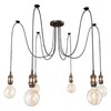 Миниатюра фото люстра-паук loft it spider loft1162a/6 | 220svet.ru