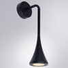 Миниатюра фото уличный настенный светильник arte lamp bronn a2367al-1bk | 220svet.ru