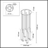 Миниатюра фото подвесная светодиодная люстра odeon light shiny 5061/32l | 220svet.ru