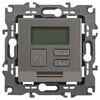Миниатюра фото терморегулятор эра серия 12 12-4111-16 универсальный 230в-imax16а титан б0065733 | 220svet.ru