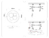 Миниатюра фото потолочная светодиодная люстра с пультом ду ambrella light comfort fl4803 | 220svet.ru
