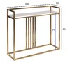 Миниатюра фото консоль misty nuova garda decor 47ed-182kons-zol | 220svet.ru