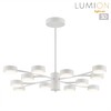 Миниатюра фото потолочная люстра на штанге lumion torina 8265/12 белый | 220svet.ru