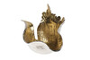 Миниатюра фото чаша лист garda decor 71pn-1535 | 220svet.ru