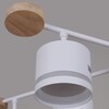 Миниатюра фото потолочная люстра reluce 78730-0.3-08 gx53 wh+wood | 220svet.ru